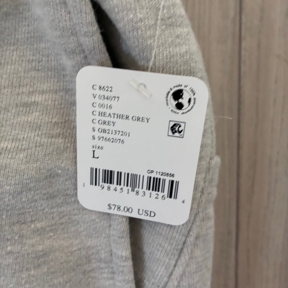 Free People FP Movement Hot Shot Sweatpants Heather Grey Large OB New - Picture 4 of 8